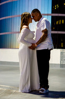 Sandra and Moe's Rooftop Maternity Session